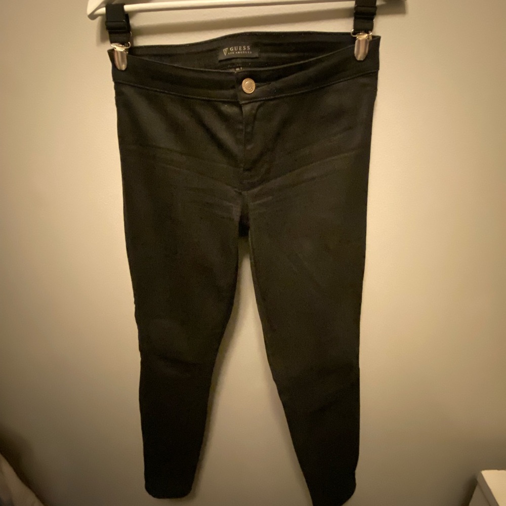 Guess Los Angeles black skinny jeans